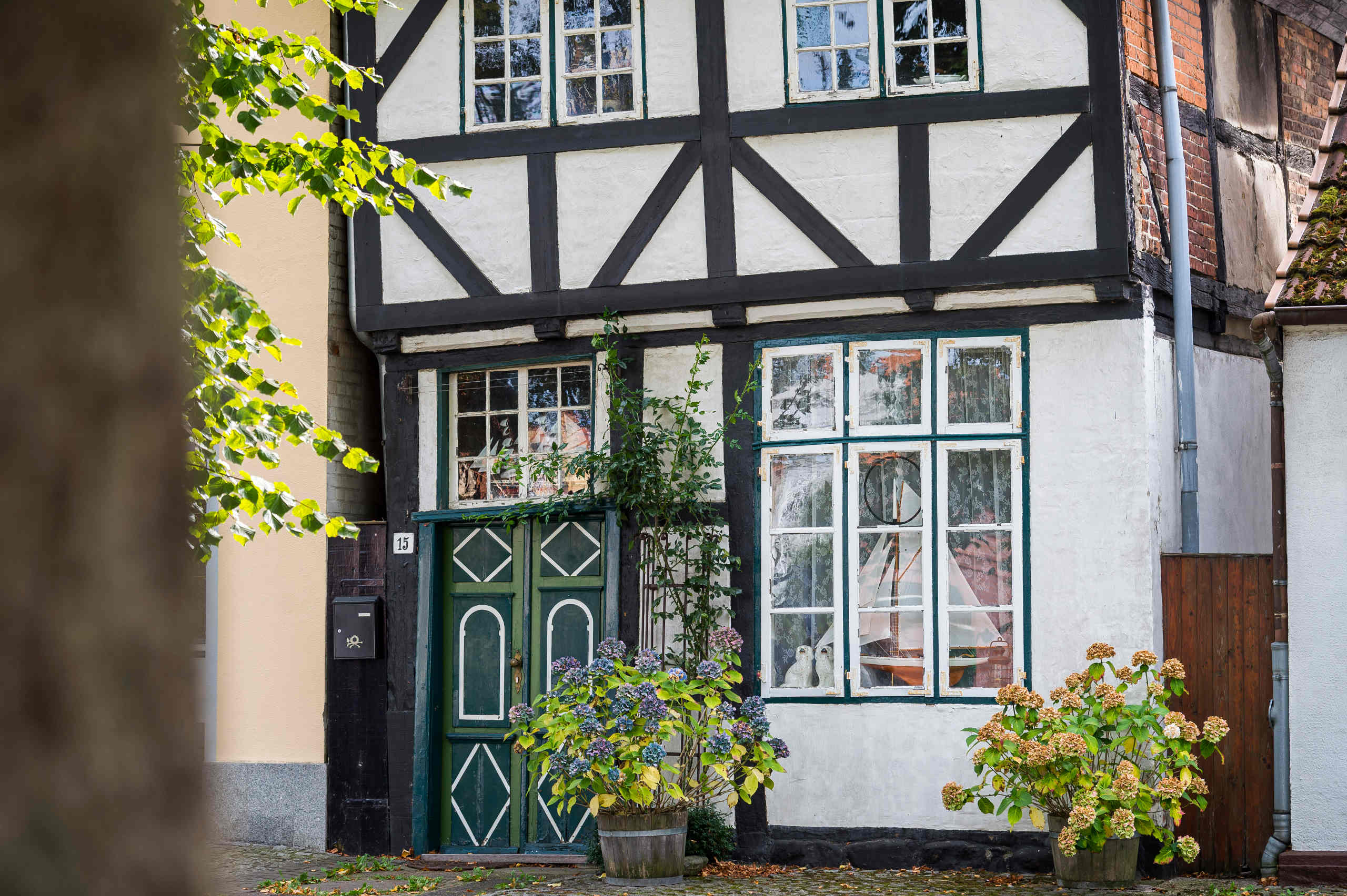 Fachwerkhaus in der Altstadt von Travemünde