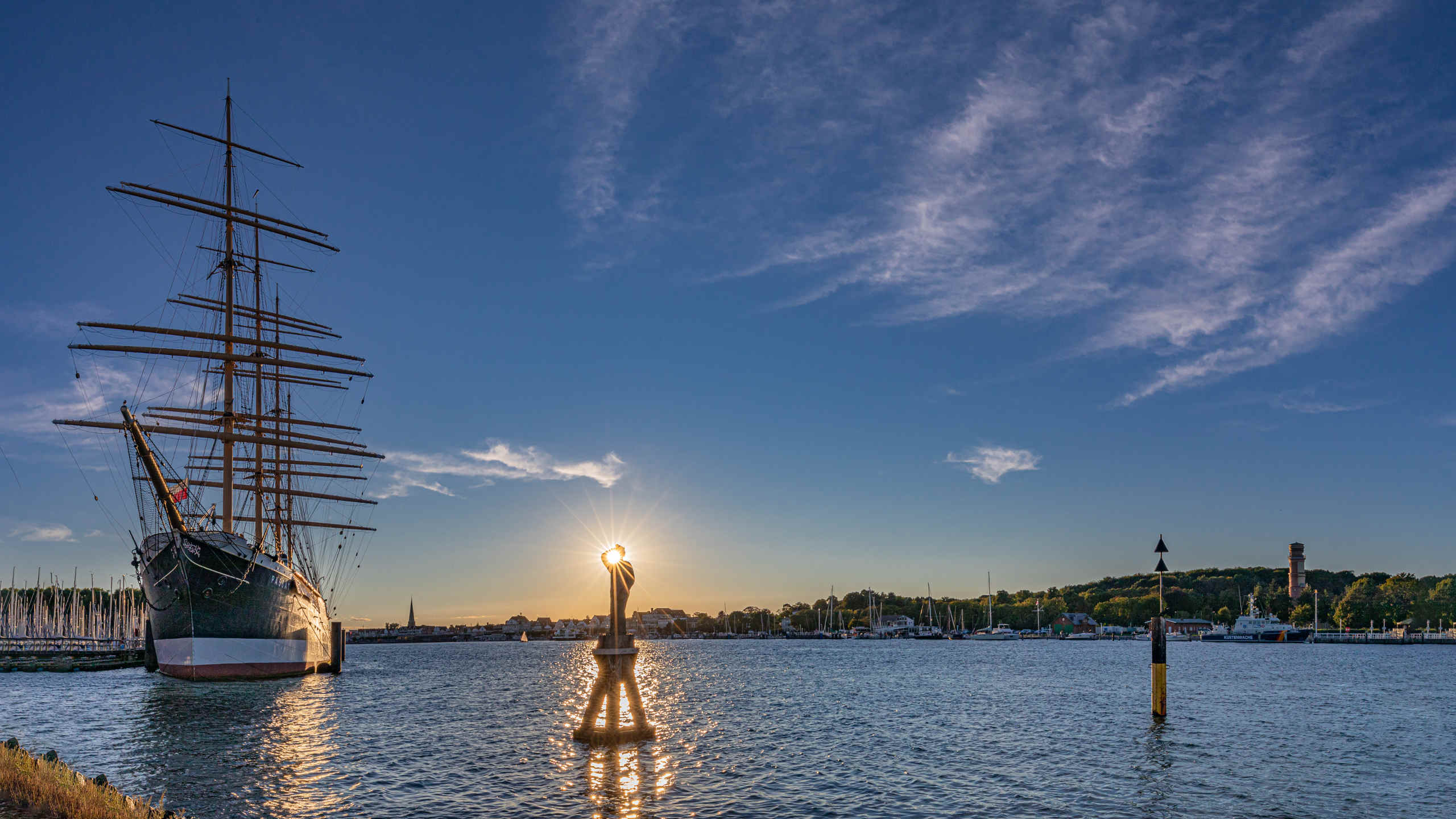 Viermastbark Passat und Matrose